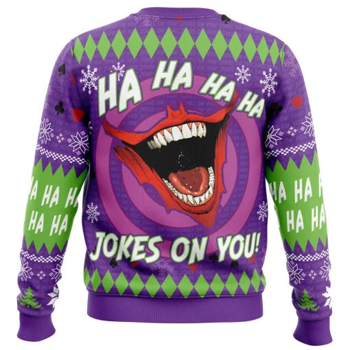 The Joker Ha Ha Ha Happy Christmas Sweater